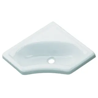 Comet Eckwaschbecken Mini Weiß