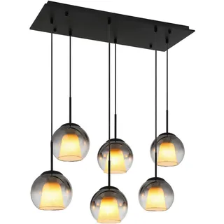 GLOBO Lighting Pendelleuchte - schwarz , Maße cm B: 90 H: 120