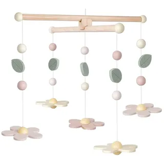 Jabadabado Blumen-holz-mobile - Multicolor - One Size