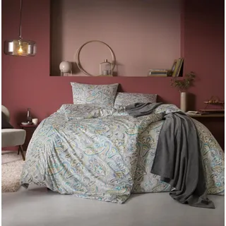 Estella Interlock Jersey Bettwäsche Milano 6373-820 silber 135x200 - Silber
