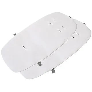 Maxi-Cosi Alba Bettlaken, für Alba All in 1 Stubenwagen, 100% Baumwolle, Von Geburt bis 6 Monate (9kg), Weiß (2X)