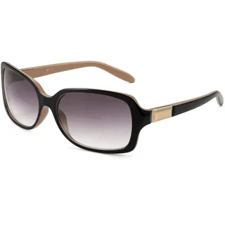 JM Klassiker Bifokale Lesesonnenbrille Rechteckig UV-Schutz | Zwei-in-Eins-Gleitsichtgläser, Langlebig und kratzfest, Stilvoll