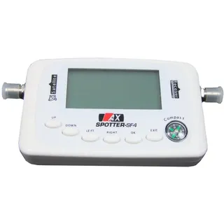 AX Spotter SF4 Digital LCD HD Profi Sat Finder mit Kompass und Tonanzeige