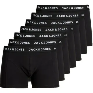 JACK & JONES Trunks black/black XXL 7er Pack