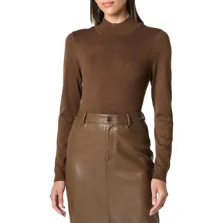 The Drop Damen Maura Long Sleeve Mock Neck Sweater Pullover
