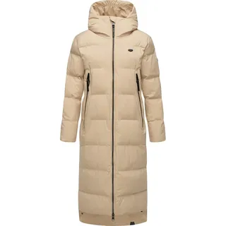 Wintermantel RAGWEAR "Wintermantel Patrise", Damen, Gr. S, grau (taupe24), Obermaterial: 100% Polyester PES.  Obermaterial: Futter: 100% Polyester PES. 100% Polyester PES., Mäntel Wintermantel