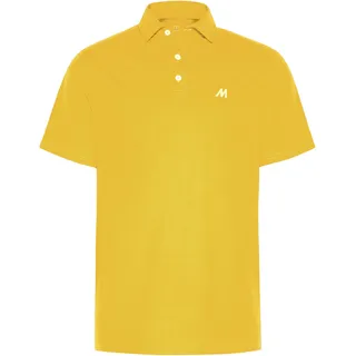 T-Shirt MEYER "Tiger", Herren, Gr. S, gelb, Obermaterial: 90% Polyamid PA. 10% Elasthan EL., regular fit, V-Ausschnitt, Shirts T-Shirt, mit UV-Schutz, aus der Golf Serie