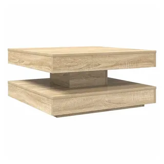vidaXL Couchtisch 360-Grad Drehbar Sonoma-Eiche 70x70x34,5 cm
