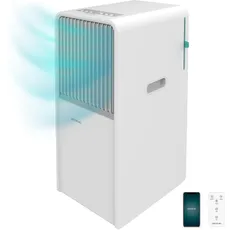 Cecotec - Mobile Klimageräte ForceClima 7550 Style Connected, 7000 BTU, Abdeckungsbereich 20 m2, Fernbedienung, Berührung, LED -Bildschirm, 4 Modi, 2 Geschwindigkeiten, Luftentfeuchter, Timer