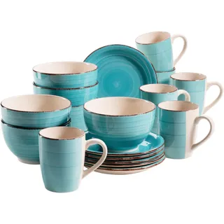 Mäser Lumaca Frühstücksset 18-tlg. gestreift