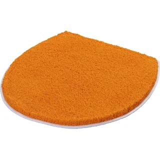 Kleine Wolke WC-Deckelbezug ""Soft"" Höhe 20 mm rutschhemmend beschichtet Uni Farben, waschbar, safran