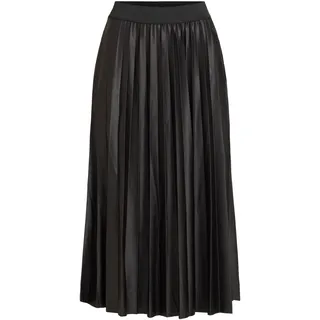 VILA Faltenrock Damen Schwarz 44