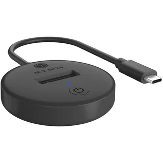 Icy Box DockingStation NVMe & SATA M.2 SSD, USB-C 3.1 Gen 2, 10 Gbit/s, Werkzeuglos, IB-1610MCD-C31