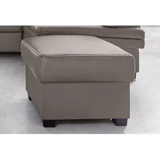 sit&more Hocker Pisa Kunstleder 58 x 45 x 58 cm Grau