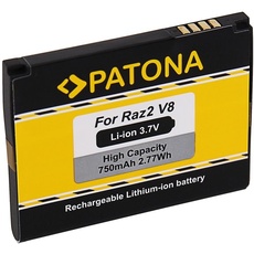 PATONA Battery f. Motorola Razr2 V8 Moto U8 U9 V10 V9 V9m ZN5 Razr2 V8 MOTORAZR2