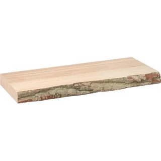 Holz-Wandregal Carlton 4,6 cm x 60 cm x 24 cm Weiß