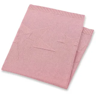 Babydecke STERNTALER "Strick-Schmusedecke", Baby, rosa, Obermaterial: 100% Baumwolle CO., Wohndecken Babydecke