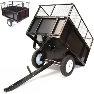 Kippanhänger 300kg AUFSITZMÄHER RASENTRAKTOR KIPPBAR ATV QUAD Hänger Anhänger