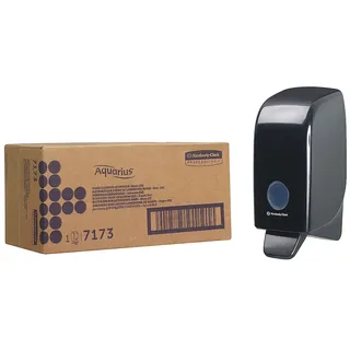 Kimberly-Clark Aquarius Seifenspender, 1 x wandmontierter Seifenspender Schwarz