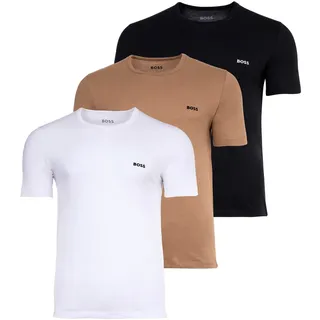 Boss Classic Kurzarm-t-shirt 3 Einheiten - Medium Beige XL