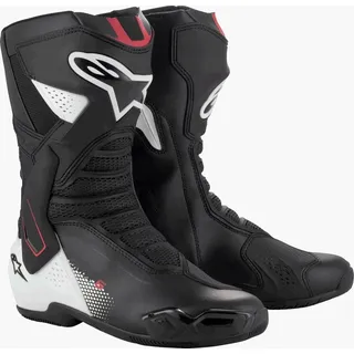 Alpinestars Smx-6 V3, Stiefel - Schwarz/Weiß/Rot / 45