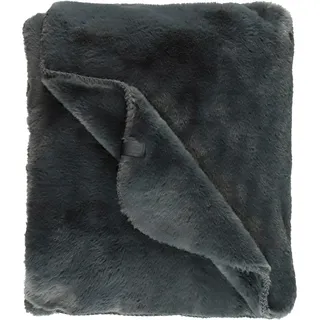 Schöner Wohnen Chic Kuscheldecke 140 x 200 cm Anthrazit