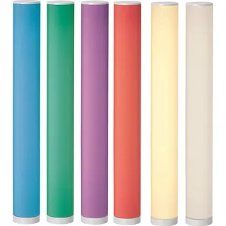 LED DIY Lichtsäule Glatt Stehlampe Standleuchte Stehleuchte 103cm Farbwechsel zum Aufbauen