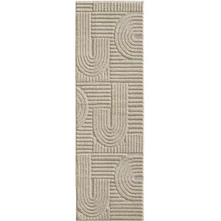 Ayyildiz Art Kurzflorteppich 80 x 250 cm Beige