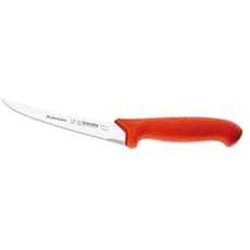Johannes Giesser Messerfabrik PrimeLine Ausbeinmesser sehr flexibel Messer, Rot, 15 cm