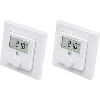 Homematic IP Wandthermostat mit Luftfeuchtigkeitssensor 2 St. Weiß