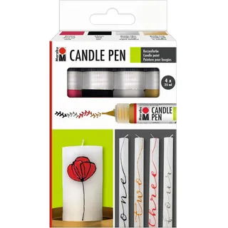 Marabu Kerzenstifte Candle Pen 4 St. 4 x 25 ml sortiert