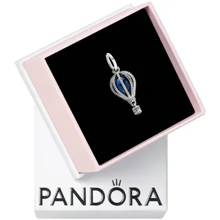 Pandora Blauer Heißluftballon Silber 798064NMB