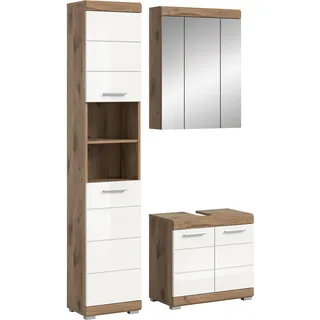 xonox.home Wave 3-tlg. Weiß Hochglanz