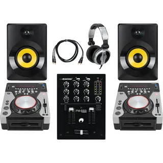 Omnitronic XMT-1400 DJ Standalone CD-Player MP3 USB Set