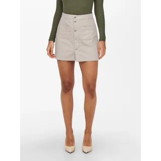 JDY Cordrock »JDYSHIRAZ CORDUROY SKIRT PNT DIA«, gelb