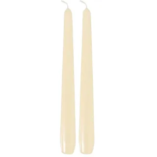 Papstar 50 Leuchterkerzen Ø 2.2 x 25 cm, champagner (Packung mit 2)
