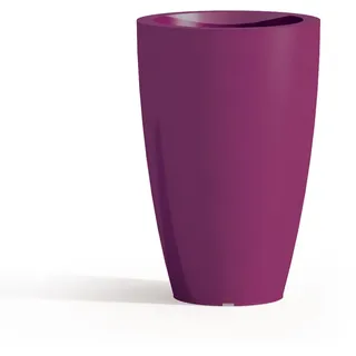 PFLANZENTOPF PFLANZKÜBEL BLUMENTOPF H50 Ø 33CM VIOLETT BLUMENKÜBEL RUND ITALY