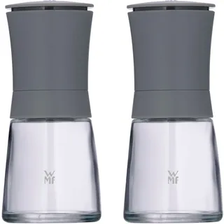 WMF Salz-/Pfeffermühle »Trend« 2-tlg. Set, Keramik-Mahlwerk, aromadicht, Mahlstärken-Einstellung, grau