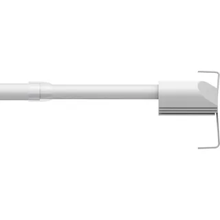 GARESA Scheibenstange »ø 12 mm"« Ø 12 mm ausziehbar Montage am Fensterrahmen, ausziehbar, Klemmfunktion, ohne Bohren, weiß