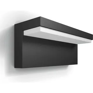 Philips Außenwandleuchte Aluminium 9,2 cm 2x4,5 W anthrazit