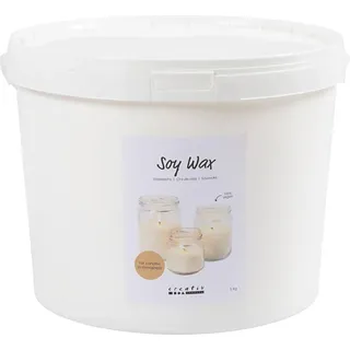 Creativ Company Sojawachs Bastelset - vegane Kerzen selber machen 5kg