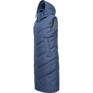 Steppweste RAGWEAR "Steppweste Suminka Vest", Damen, Gr. S, blau (indigo blau), Obermaterial: 100% Polyester PES.  Futter: 100% Polyester PES. 100% Polyester PES., Westen Steppweste