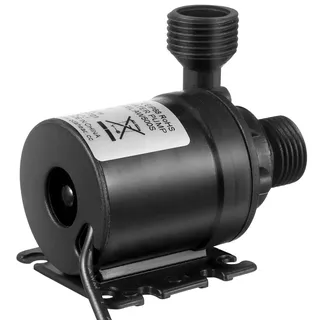 ULTECHNOVO Bürstenlose 12V Tauchwasserpumpe 800L/H Mini Pumpe Für Pool Springbrunnen Aquarium Solar Wasserumwälzsystem 5M Förderhöhe Leise