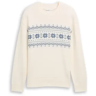 Tom Tailor Denim Strickpullover mit Norweger-Muster