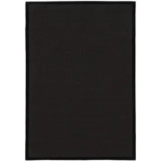 benuta Nest Sisalteppich Sana Schwarz 160x230 cm , Textil , Beton Optik , Rechteckig , 160x230 cm , Gots , für Fußbodenheizung geeignet , Teppiche und Böden, Teppiche