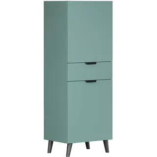 trendteam Melton Vitrinenschrank blau.