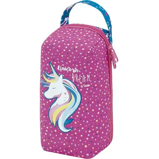 OFITURIA Tasche, Tandem Einhorn | Brotdose für Kinder, Thermotasche für Lebensmittel mit Reißverschluss, Innentasche und Tragegriff-Maße 15 x 22 x 10 cm, Oxford-Gewebe, bunt, 15x22x10
