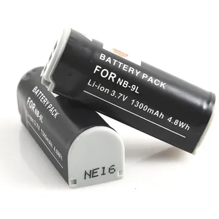 DSTE 2-Pack NB-9L Ersatz Akku for Canon PowerShot SD4500 is IXUS 500 510 1000 1100 HS IXY 1 IXY 3 IXY 50S IXY 51S