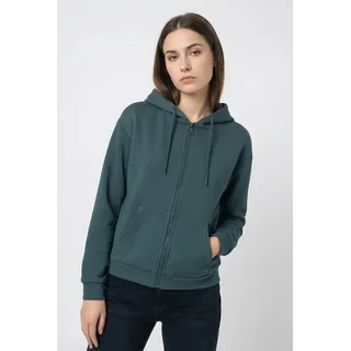 Kapuzensweatshirt ONLY PLAY "ONPLOUNGE LIFE HOOD FZ LS SWT NOOS", Damen, Gr. XS, mediterranea, Sweatware, Obermaterial: 80% Polyester, 15% Viskose, 5% Elasthan, unifarben, regular fit normal, ohne Ausschnitt, Rippbündchen, Sweatshirts Kapuzensweatshirt, aus Polyester, Viskose und Elasthan, Regular Fit, mit Reißverschluss