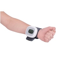 Bild Handgelenk-Blutdruckmessgerät - Blutdruck und Herzfrequenz - LCD-Bildschirm - Inkl. Manschette - Weiß